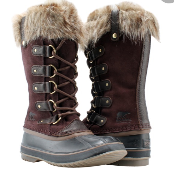 Sorel Shoes - Sorel Joan of Arctic Faux Fur-Lined Suede Boot
